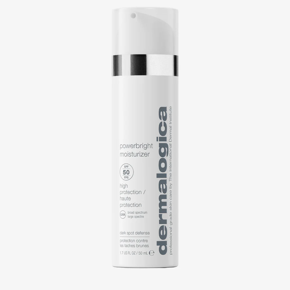 Dermalogica PowerBright Moisturizer SPF50 i hvit pumpeflaske