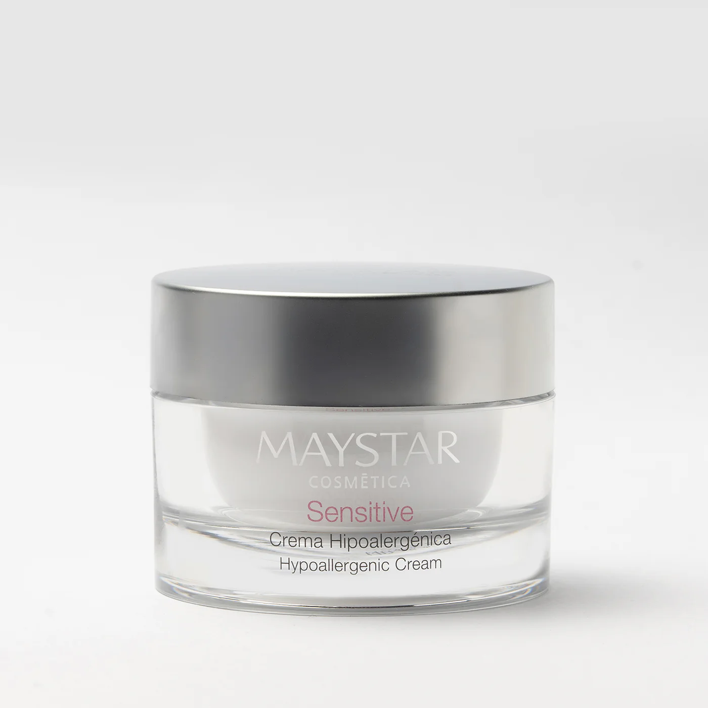 Maystar Sensitive Hypoallergenic Cream i hvit pumpeflaske