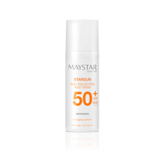 Maystar StarSun Daily Protection SPF 50+ i hvit pumpeflaske