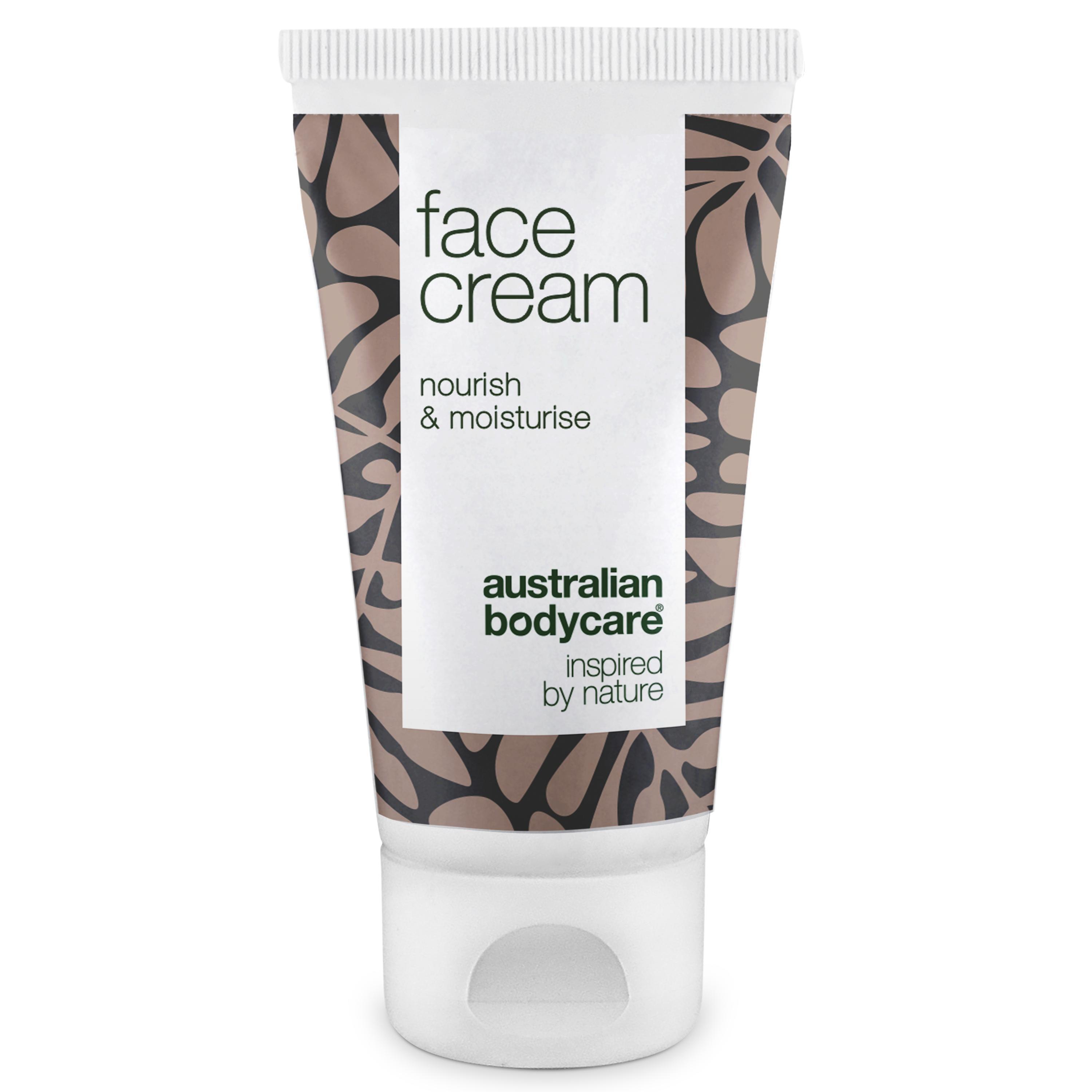 Australian Bodycare Face Cream med Tea Tree Oil i hvit tube