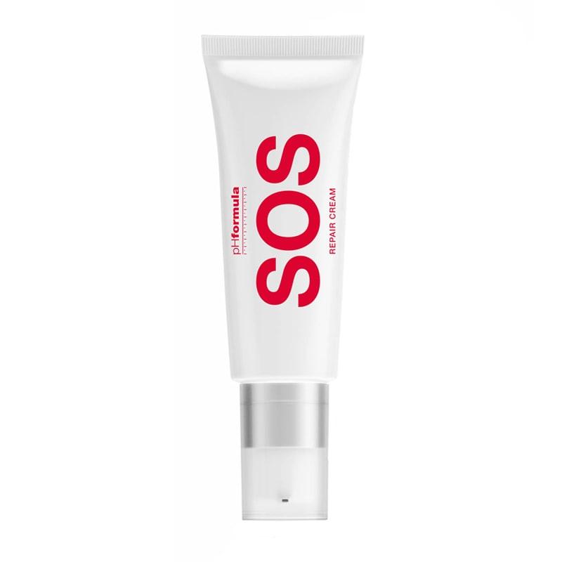 pHformula SOS Repair Cream i sølvfarget tube